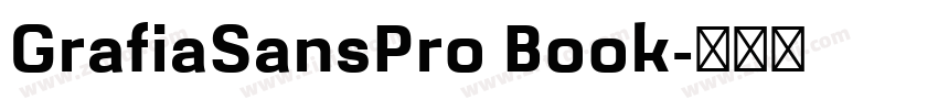 GrafiaSansPro Book字体转换
